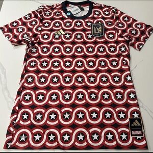Los Angeles FC “LAFC” Adidas Marvel Captain America Jersey (Medium & Large)
